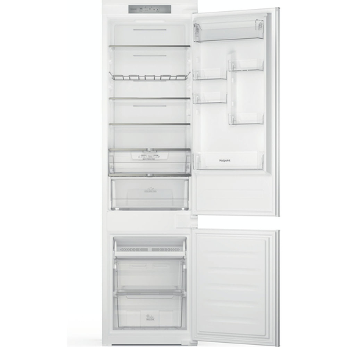 Hotpoint Total No Frost HTC20 T322 UK Integrated 70/30 Fridge Freezer - Sliding Hinge, White - image 1