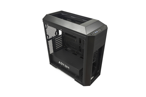 ABYSM Gaming ARIAN ATX case with tempered glass side, USB 3.0 Black – image 3