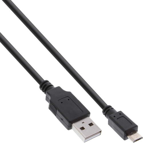 InLine 31703Q USB кабель USB 2.0 0,3 m USB A Micro-USB B Черный