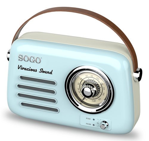 Sogo RAD-SS-8635 radio Portable Analog Blue – image 3