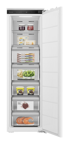 Hisense FT3B213SAWE Integrated Tall Freezer - Fixed Hinge, White - image 4
