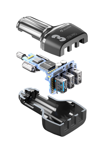 Cellularline Car Multipower 3 FAST - iPhone, Samsung, Xiaomi, Oppo and other Smartphones and Tablets – image 2