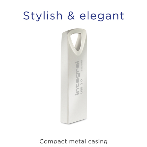 Integral 32GB USB3.0 DRIVE ARC METAL UP TO R-70 W-20 MBS – image 2