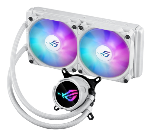 Asus Rog Strix LC Iii 240mm Argb Intel/Amd Aio Liquid CPU Cooler - White - image 2