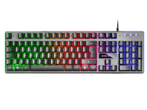 Mars Gaming MK220PT Gaming Keyboard H-Mech FRGB Rainbow and Halo Antighosting Portuguese Language – image 1