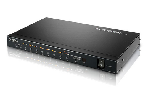 ATEN PN0108 power distribution unit (PDU) 8 AC outlet(s) 1U Black