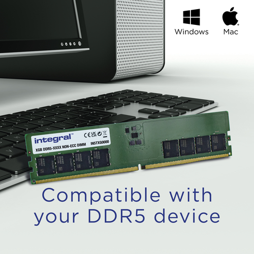 Integral 64GB (2x32GB) PC RAM MODULE DDR5 5600MT/s PC5-44800 UNBUFFERED NON-ECC DIMM – image 3