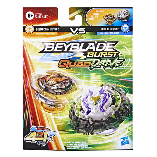 Beyblade Quad Drive F3337EU4 игра на ловкость Бросаемый волчок