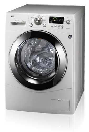 LG F1403YD5 washer dryer Freestanding Front-load Silver
