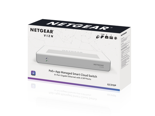 NETGEAR GC510P Managed Gigabit Ethernet (10/100/1000) Power over Ethernet (PoE) Grey – image 2