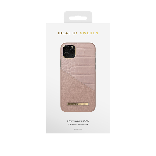 iDeal of Sweden Atelier Case iPhone 11P/XS/X Rose Smoke Croco