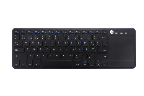 CoolBox CoolTouch keyboard Universal RF Wireless QWERTY Spanish Black