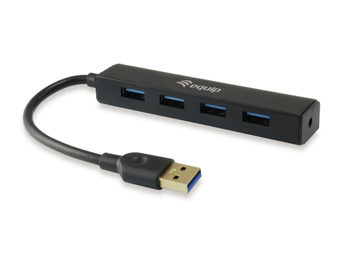 Equip 128953 interface hub USB 3.2 Gen 1 (3.1 Gen 1) Type-A 5000 Mbit/s Black – image 1