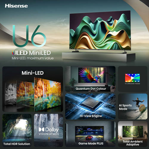 Hisense 75U6NQTUK TV – image 3