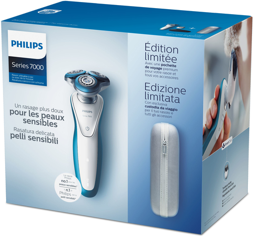 Philips SHAVER Series 7000 S7310/67 men's shaver Rotation shaver Blue, Silver – image 3