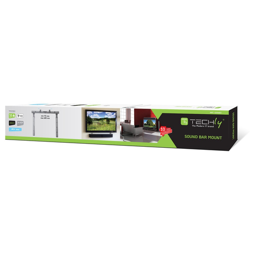 Techly universele Soenbar houderung voor TV, zwart, afbeelding 2
