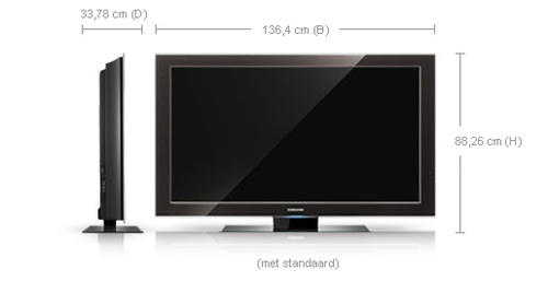 Samsung LE55A956D1M 139.7 cm (55") Full HD Black
