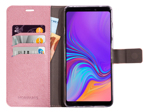 Mobiparts Saffiano Wallet Case Samsung Galaxy A9 (2018) Pink – image 4