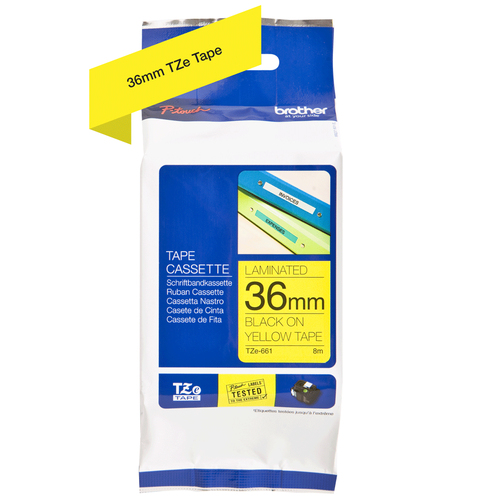 Cinta Laminada BROTHER TZE661