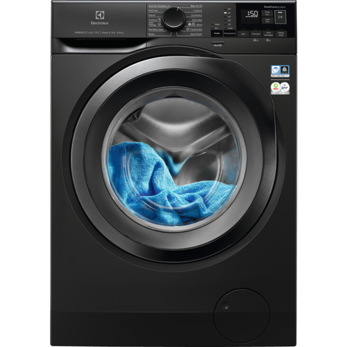 Electrolux EW7W5694LG стирально-сушильная машина Отдельно стоящий Фронтальная загрузка Серый