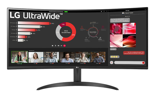 LG 34WR50QK 34" Qhd UltraWide Gaming Monitor â€“ HDR10, Ergonomic Design, High Refresh Rate - image 6