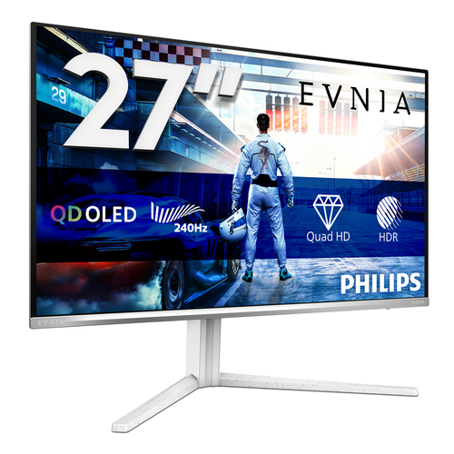 Philips Evnia 27M2N6501L 27" QD-OLED Quad HD 240Hz 0.03ms G-Sync compatible Height Adjustable Gaming Monitor - image 2