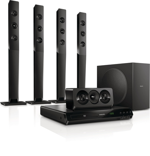 Philips HTD5570/94 home cinema system 5.1 channels