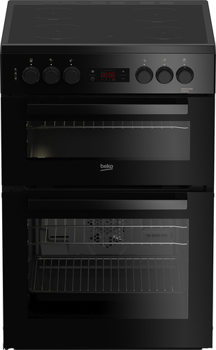 Beko KTC613K 60cm Twin Cavity Electric Cooker
