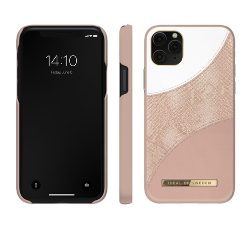 iDeal of Sweden Atelier Case iPhone 11P/XS/X Blush Pink Snake – image 2