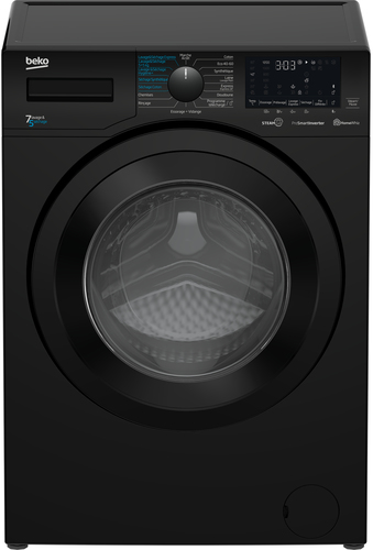 Beko HWD7527BB washer dryer Freestanding Front-load Black