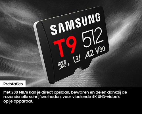 Samsung MicroSDXC T9 128GB 200MB/s + USB lezer, afbeelding 5