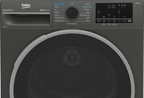 Beko bPRO 500 B5T49231IG 9Kg Heat Pump Tumble Dryer - Graphite - A++ Rated, Silver - image 4