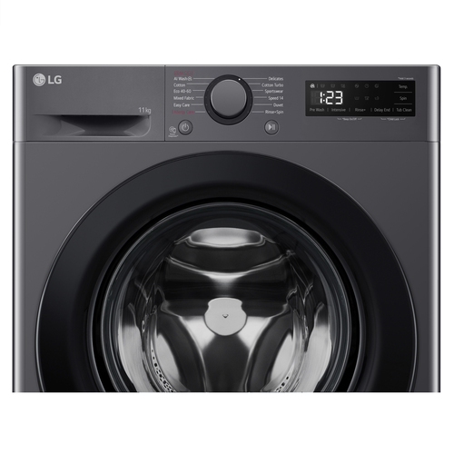 LG F4Y511GBLN1 11kg 1400 Spin Washing Machine in Slate Grey A Rated St - image 5
