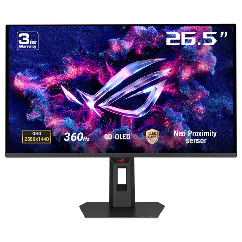 ASUS ROG Strix OLED XG27AQDNG монитор для ПК 67,3 cm (26.5") 2560 x 1440 пикселей Quad HD QD-OLED Черный