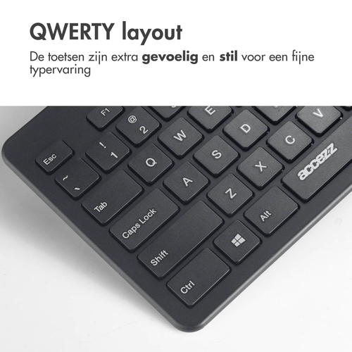 Accezz Premium Desktop Keyboard - QWERTY, afbeelding 3