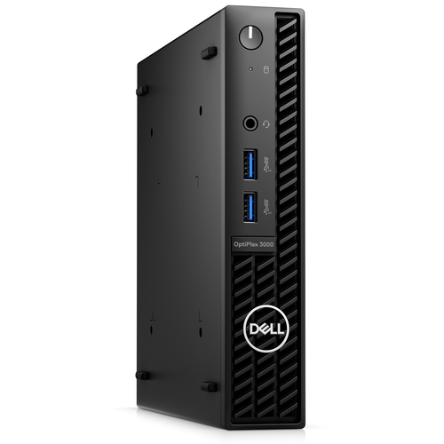 DELL OptiPlex 3000 Intel® Core™ i5 i5-12500T 8 GB DDR4-SDRAM 256 GB Твердотельный накопитель (SSD) Windows 10 Pro MFF Мини-ПК Черный