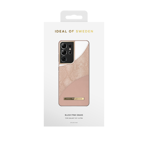iDeal of Sweden Atelier Case Galaxy S21 Ultra Blush Pink Snake – image 1