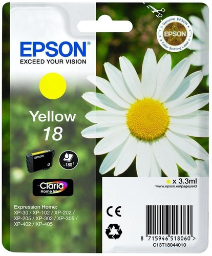Epson Daisy C13T180440 ink cartridge 1 pc(s) Original Yellow