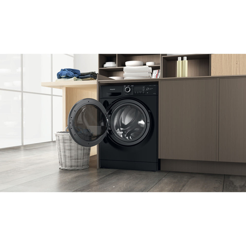 Hotpoint NDB9635BSUK 9Kg/6Kg Washer Dryer with 1400 rpm - Black - D Rated [Wash&Dry], B Rated [Wash Only], Black - image 7