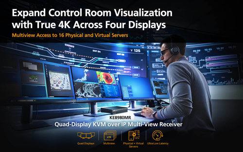 ATEN 4K Quad-Display KVM over IP Multi-View Receiver – image 4