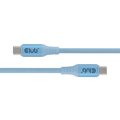 Club 3D USB-C Magnetic-Coil 240W PD3.1 Blue Cable, 2 meter kabel, afbeelding 5