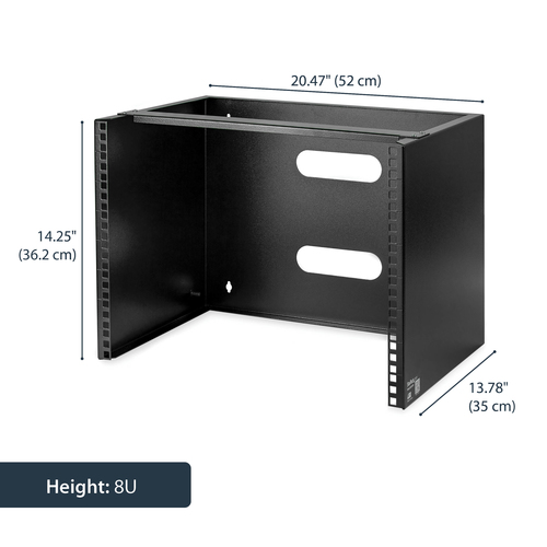 StarTech.com 8U Wall Mount Network Rack – image 9