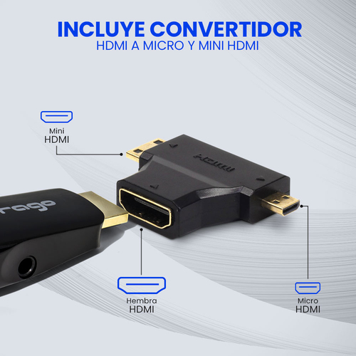 Convertidor HDMI a VGA VORAGO ADP-208