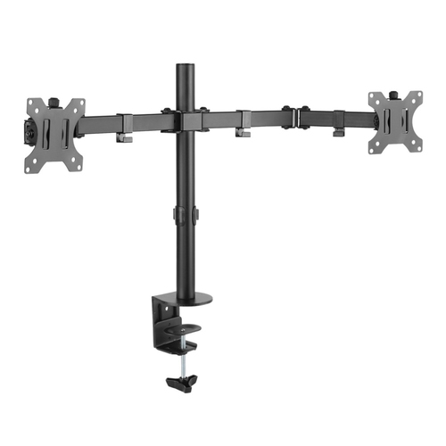 Techly ICA-LCD 582-D подставка / крепление для мониторов 81,3 cm (32") Стол Черный