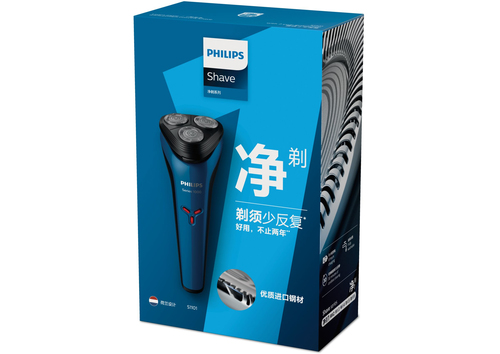 Philips 1000 series S1101/02 men's shaver Rotation shaver Black, Blue – image 3