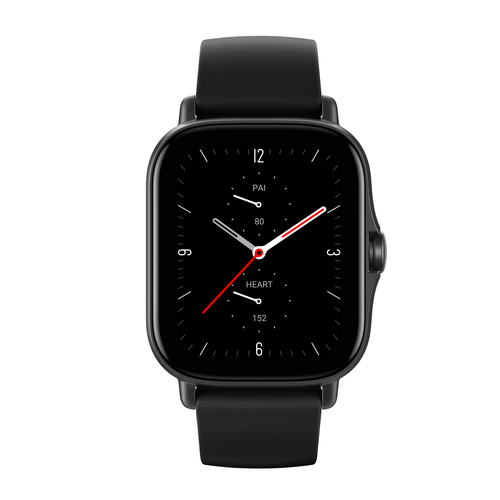 Amazfit GTS 2 4,19 cm (1.65") AMOLED 43 mm Цифровой 348 x 442 пикселей Сенсорный экран Черный Wi-Fi GPS (спутниковый)