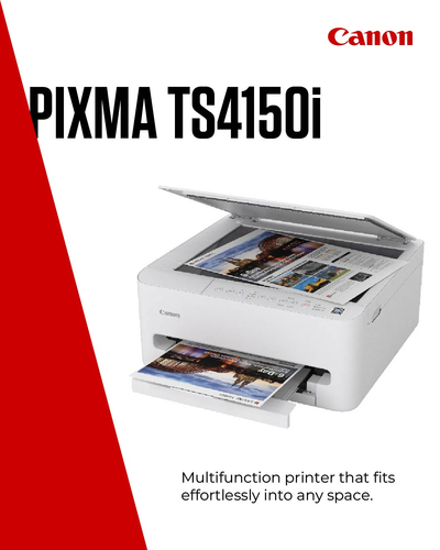 Canon Pixma TS4150i 3-in-1 Wireless Colour Inkjet Printer 7181C008 - image 2