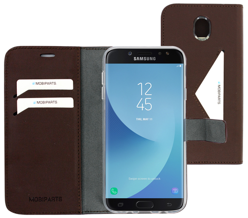 Mobiparts Classic Wallet Case Samsung Galaxy J7 (2017) Brown