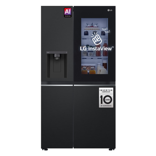 LG InstaView GSGV80EPLL side-by-side refrigerator Freestanding – image 2