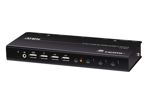 4-PORT USB 4K HDMI KVMP SWITCH